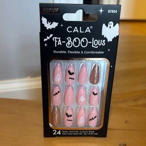 CALA Pink and Gold Halloween Nail Set - NEW size Medium